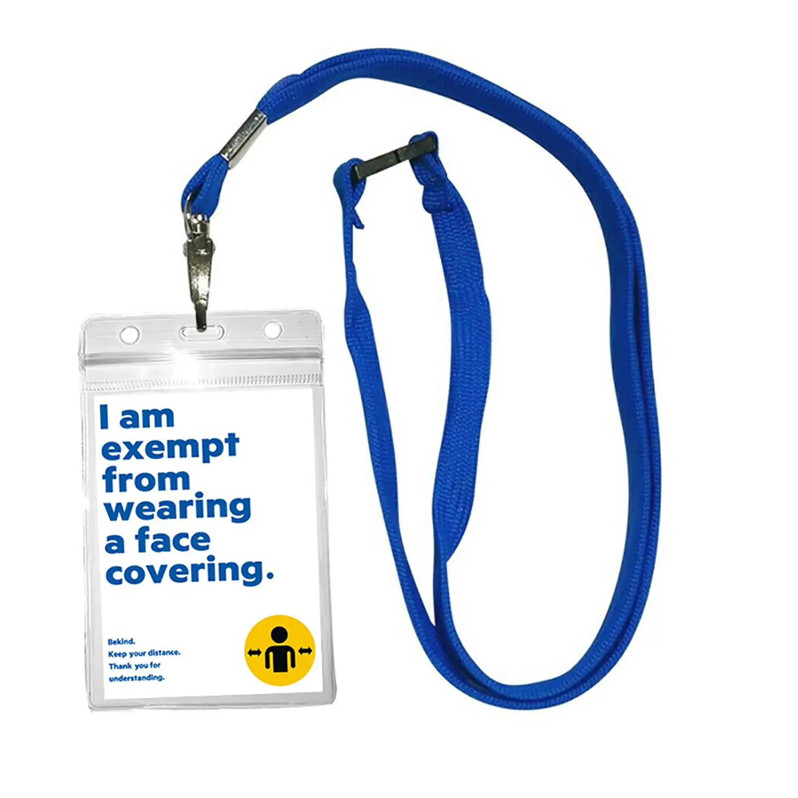 

Clear ID Card Badge Business Exhibition Pass Work Permit Holder with Lanyard Career Work Cartoon Name Card Holder Organizer