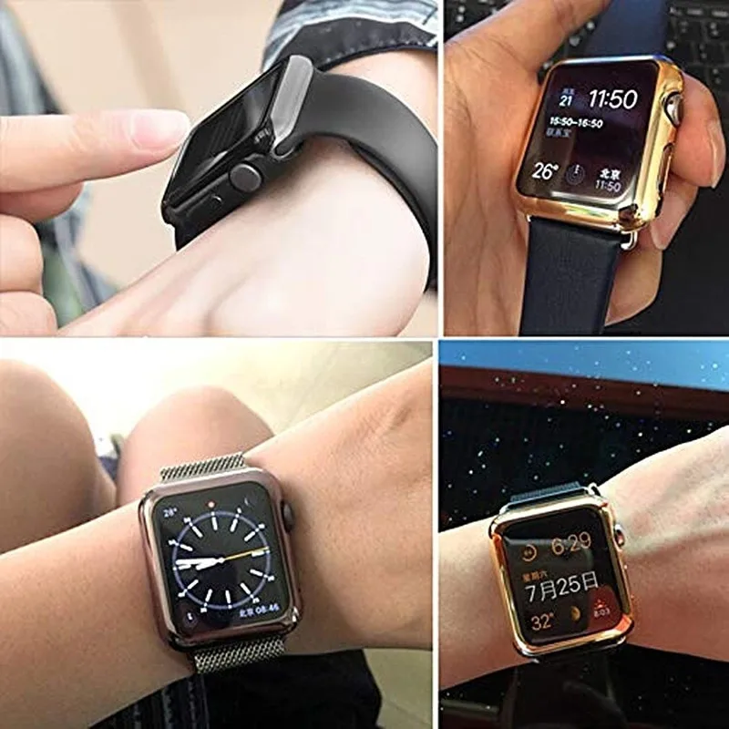 Отдел 2 5 4 3 защитный чехол для Apple IWatch чехлы Защита экрана iwach 44 мм 42 0 38 | Мобильные