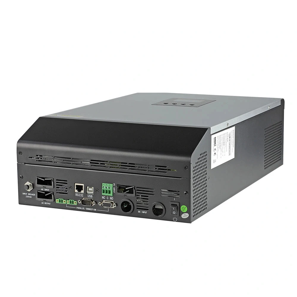 5000VA PS5KVA Гибридный солнечный инвертор 48VDC до 230VAC с 48V50A контроллер солнечного зарядного устройства и 60A AC зарядное устройство параллельное функционирование