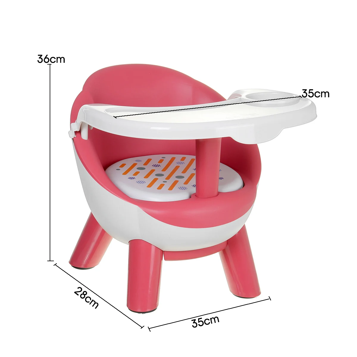 

Children's Dining Chair With Plate Baby Eating Table Baby Chair Dining Table Back Call Called Chair Baby Plastic Stool