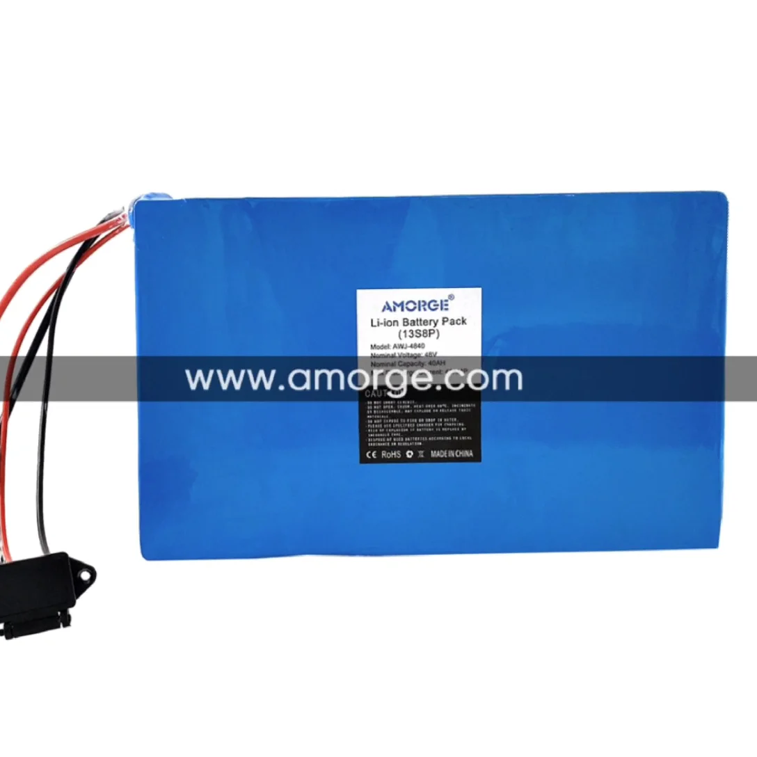 

Rechargeable Lithium Battery Pack Deep Cycle 21700 13S8P 48V 40AH 40AMP Battery Pack