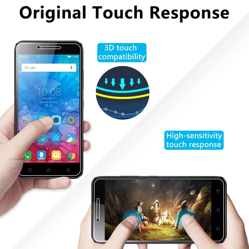 Защитное стекло 9H HD для Lenovo A328 A390 A5 A516 A526 A536 Защита экрана A60 Plus A65 A606 A616 на A630