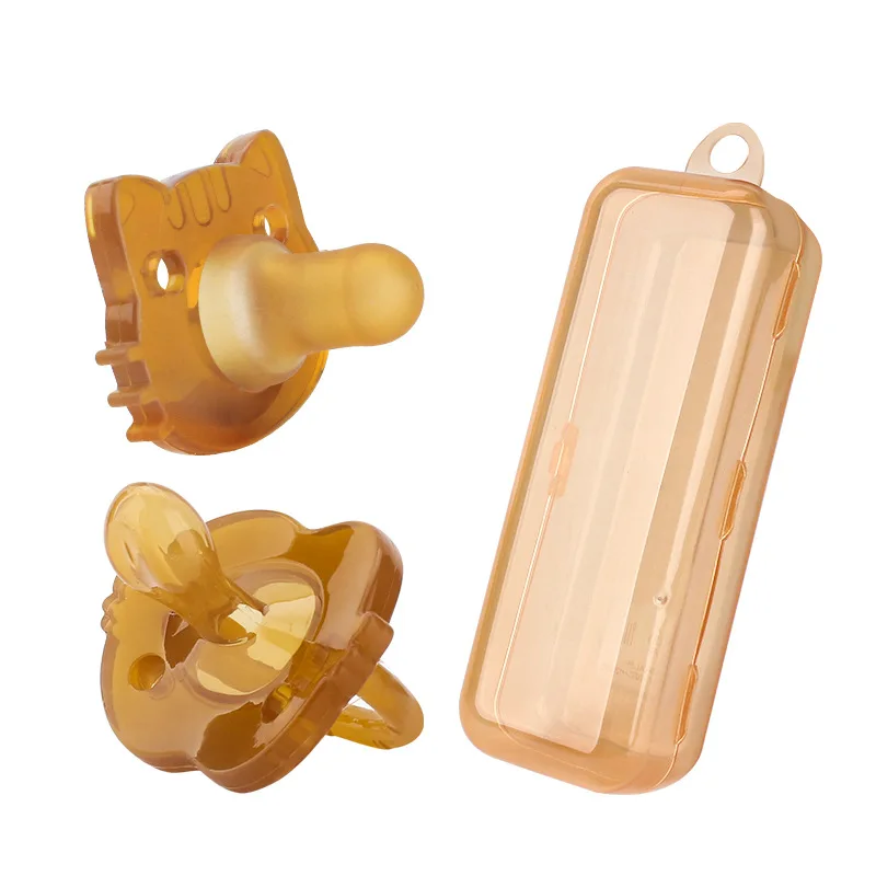 

Round Food Grade Silicone Pacifier Holder Flat Newborn Bottles Supplies Baby Pacifier Nipple Chupete Baby Toys BW50NZ