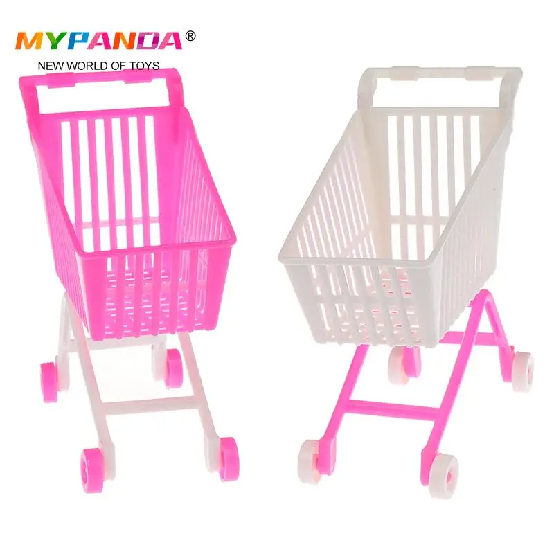 Мини-корзина для покупок 1 шт. аксессуары игрушечной куклы подарков детей разные