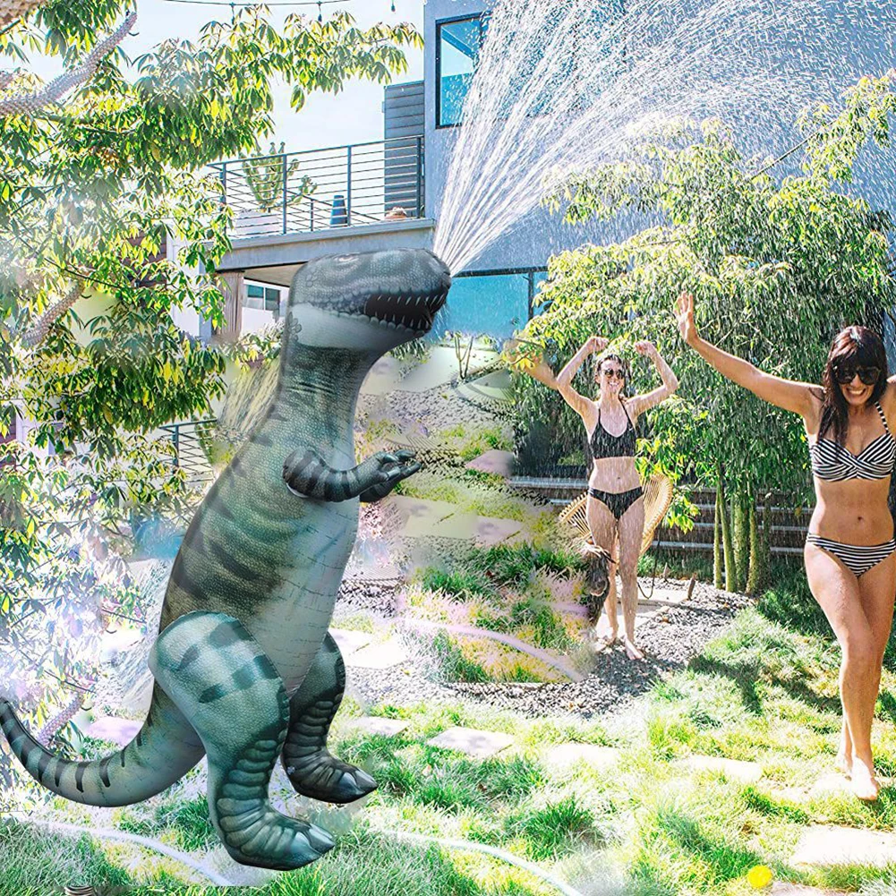 

PVC Inflatable Animal Shape Water Spray Dinosaur Toy Outdoor Garden Children Game Summer Pool Water Sprinkler Giant Tyrannosauru