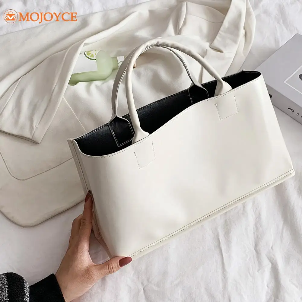 

Сумка-тоут женская из искусственной кожи, с верхней ручкой, 2021