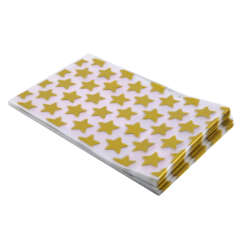 100 шт./лот белый золотой пакет с отделкой в горошек печенье DIY подарочные пакеты