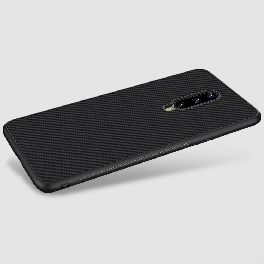 Для OnePlus 7 Pro Чехол для OnePlus 7 6 6T чехол NILLKIN Роскошный чехол из синтетического волокна Карбон PP Пластиковая Задняя крышка для телефона OnePlus7