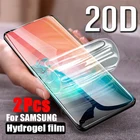 2 шт. гидрогель пленка для Samsung Galaxy S21 S20 S10 S9 S8 плюс 5G Защитная пленка для экрана с защитой от царапин для Samsung Note 20 10 9 Plus S21 Ультра