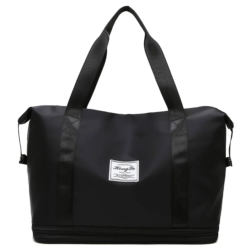 

Extendable Travel Bag Large-capacity Waterproof Nylon Big Bag Shoe Organizer Duffle Bag Women Wet and Dry Separation Luggage Bag