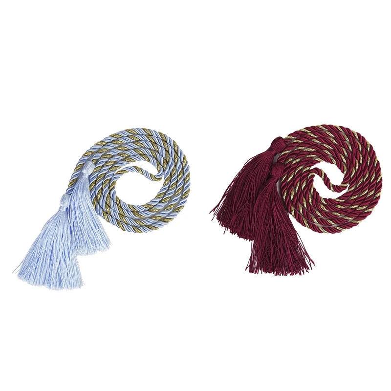 Топ-2 пары занавесок Tiebacks с завязками и кисточками для гостиной спальни украшения