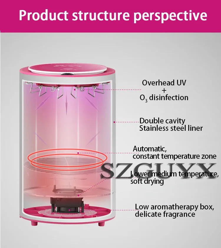 220V Clothes dryer clothes Disinfection dryer Household Underwear Baby clothes towel Clothes dryer Drying sterilization machine