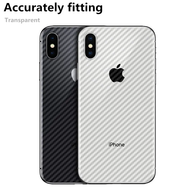 Прозрачная 3D защитная пленка из углеродного волокна для iPhone 11 Pro 5 5S 6 6S 7 8 Plus X XR XS Max задняя крышка экрана