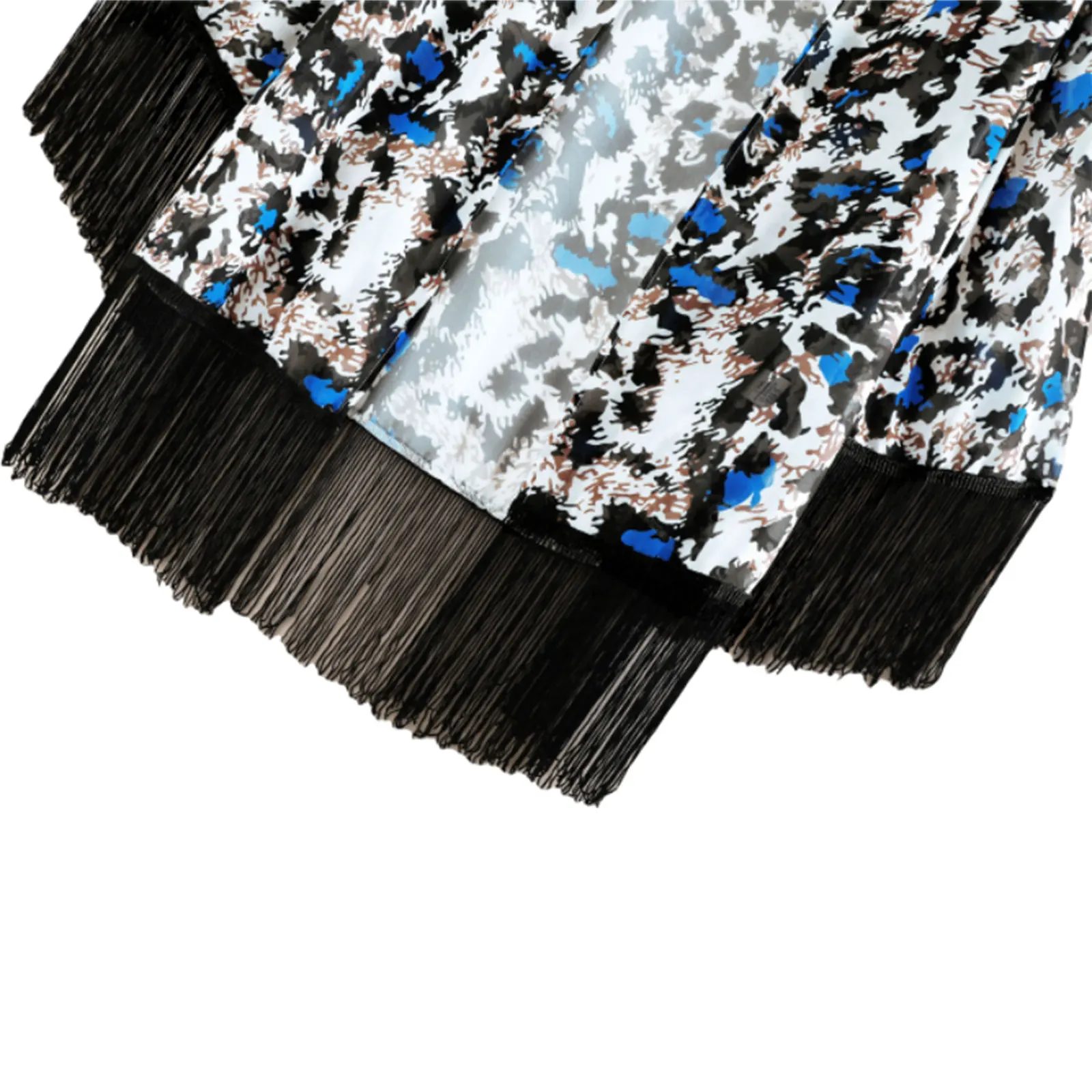 

Sexy Summer Women Fashion Print Tassel Cover-up Stylish Bikini Cover-ups Beachwear for Ladies Female