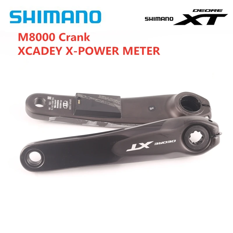 SHIMANO Deore XT M8000 шатун 170 мм 175 XCADEY X POWER метровый кривошипный MTB левый gps Поддержка ANT +