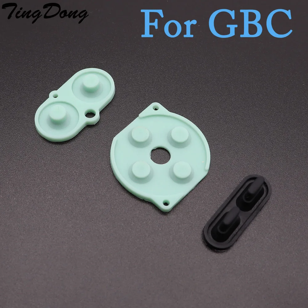 

TingDong For Gameboy Color GBC console buttons repair silicon conductive Rubber pads