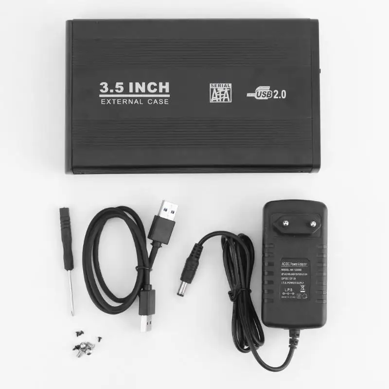 3,5 дюймовый SATA IDE для USB 3,0 высокоскоростной внешний HDD жесткий диск чехол Корпус коробка с Светодиодный индикатор для ноутбука