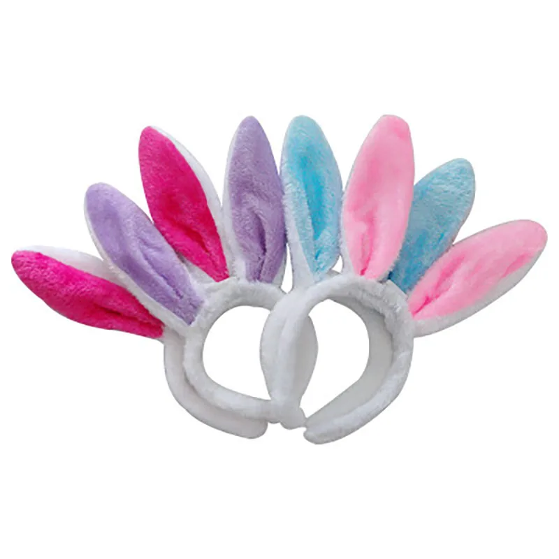 

Easter Adult Children Halloween Sequins Rabbit Ears Headband Rabbit Headwear Bunny Hairpin Festival Hair Accessories Hairband