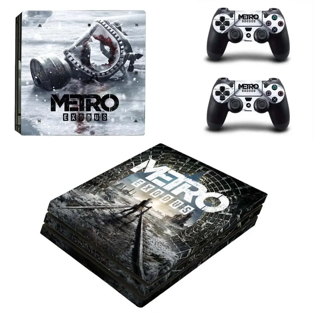 Metro Exodus PS4 Pro стикер s PS 4 Play станция Кожа Стикеры для playstation консоль и