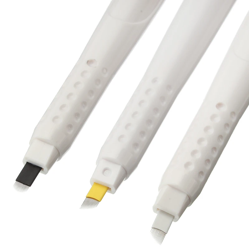 5R одноразовая ручная Татуировка микроблейдинг ручка Полуперманентная