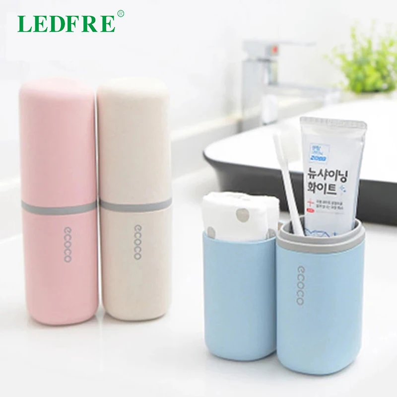 Дорожный держатель для зубной щетки LEDFRE чашка мытья LF71009|Стаканы в ванную| |