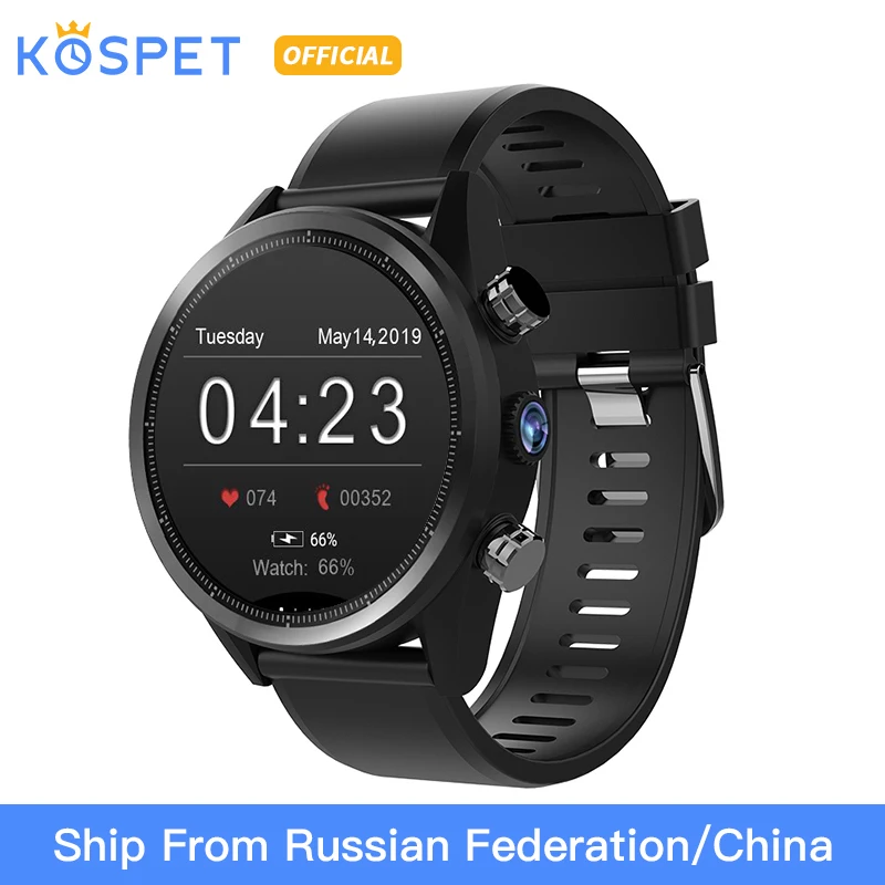 KOSPET Hope Lite 1 ГБ 16 Android7.1.1 Dual 4G 39 &quotAMOLED Смарт-часы для мужчин wifi 8.0MP IP67