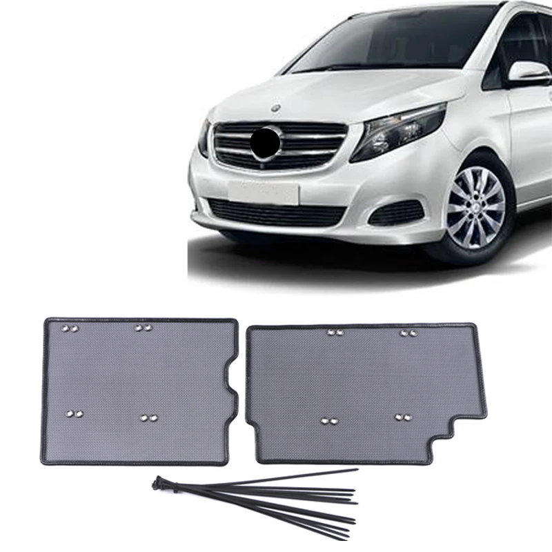 

Для Mercedes-Benz V-Class Vito W447 2016-2021 нержавеющая передняя решетка радиатора сетка защита от насекомых