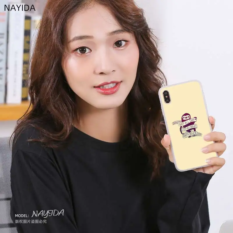 Мягкий силиконовый чехол для Samsung Galaxy S21 S20 Uitra S10 Lite S9 Plus Fe S8 S7edge sloth rose|Бамперы| |
