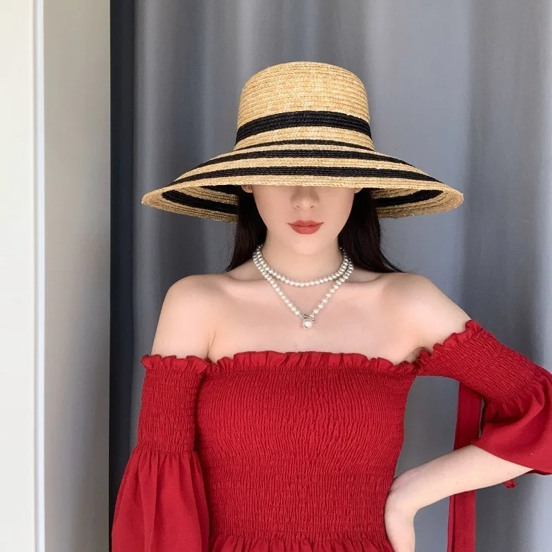 Французская Ретро экспорт оригинальный счет-фактура полосатая пшеничная