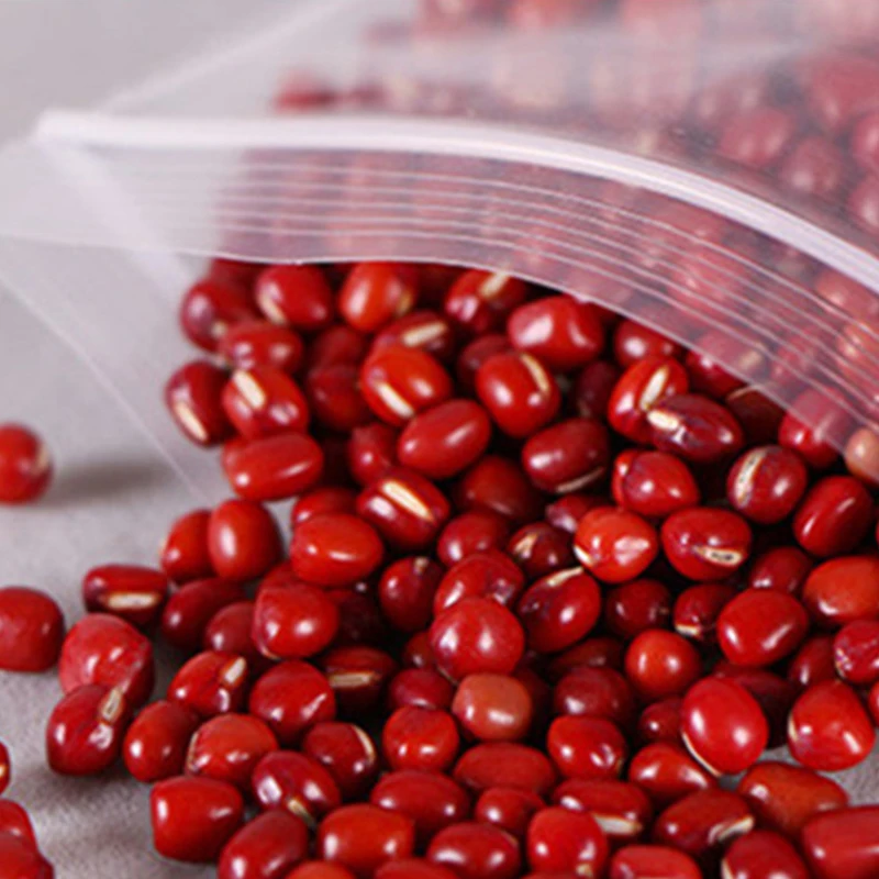 

100pcs Transparent Ziplock Bag Reusable Transparent Jewelry / Food Storage Bag Kitchen Bag Transparent Zipper Bag