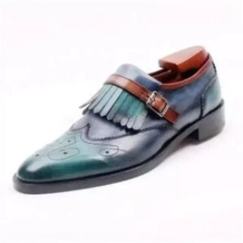 

Men PU Leather Fashion Shoes Low Heel Dress Shoes Vintage Classic Male Casual Luxury Loafers Shoes Zapatos De Hombre HC103