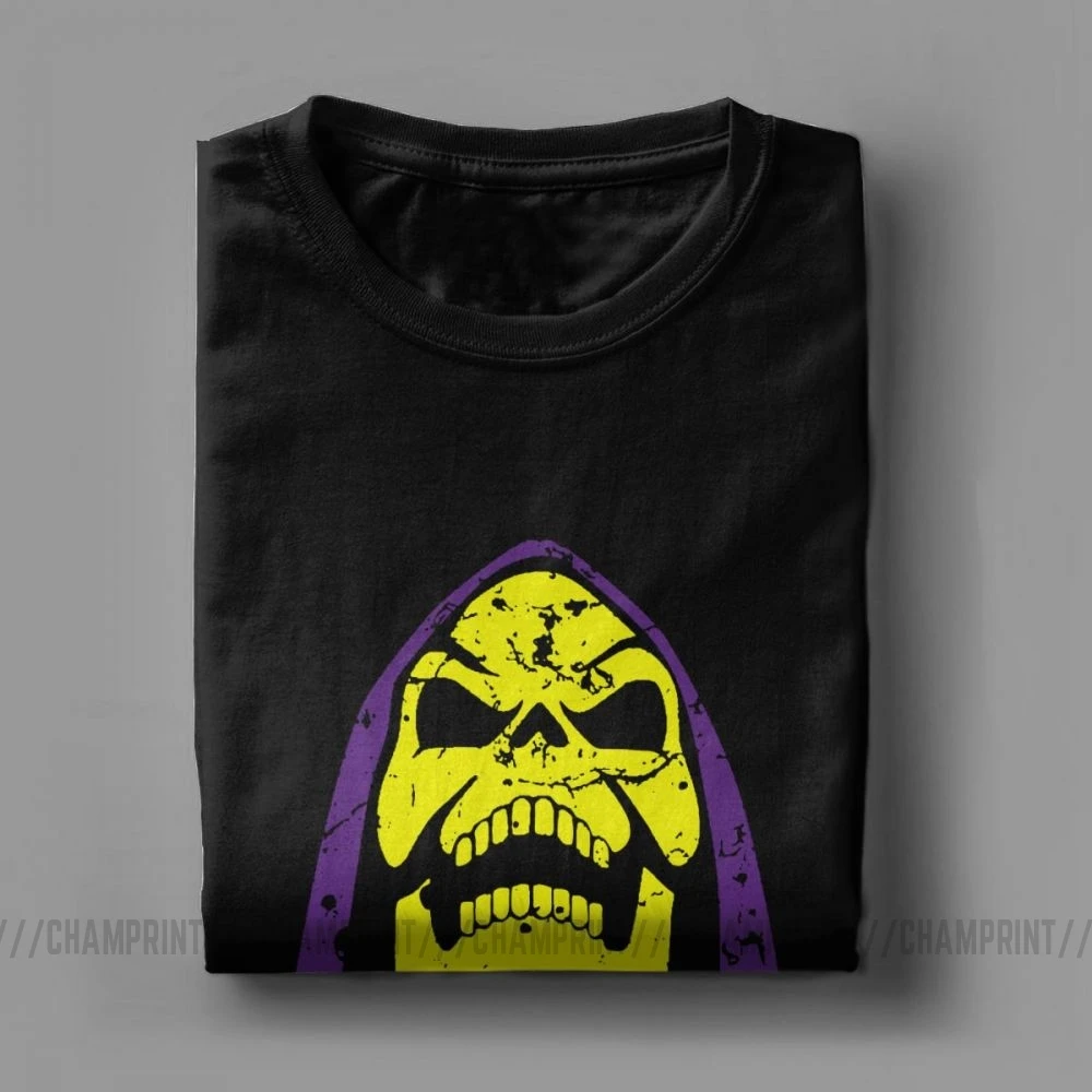 Мужские футболки Masters Of The Universe Skeletor повседневные из 100% хлопка с коротким рукавом