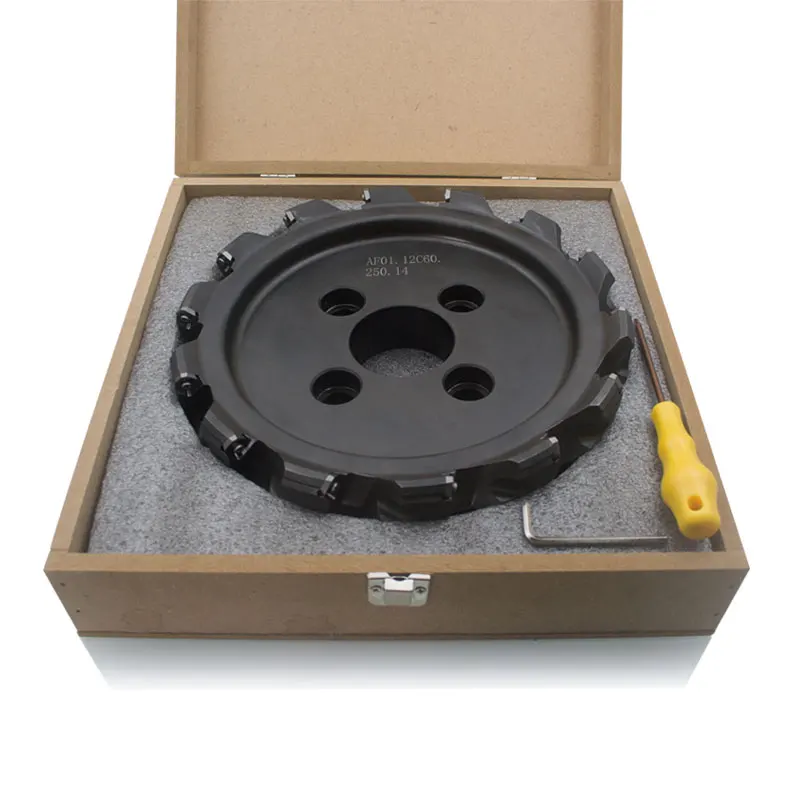 

AF01.12C60.250.14/FMA01-250-C60-SE12-14 Indexable milling cutter face miller with inserts SEET12T3
