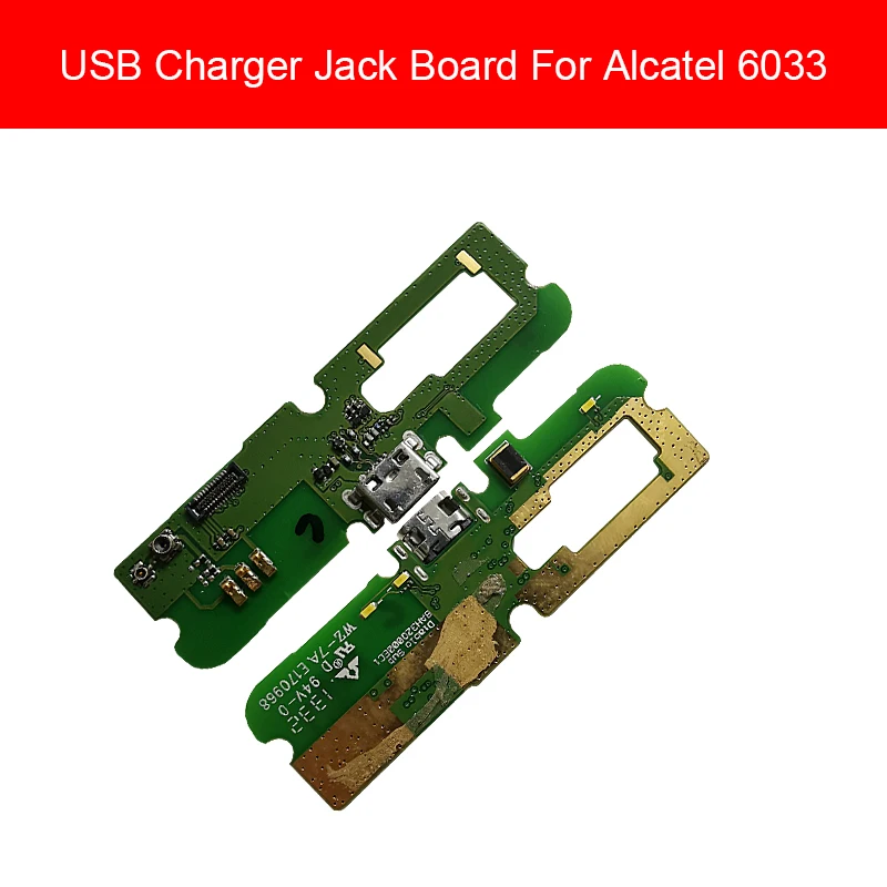 

USB Charging Jack Scoket Connector Board For Alcatel One Touch Idol Ultra OT 6033 OT-6033 6033X Charger USB Port Dock Board