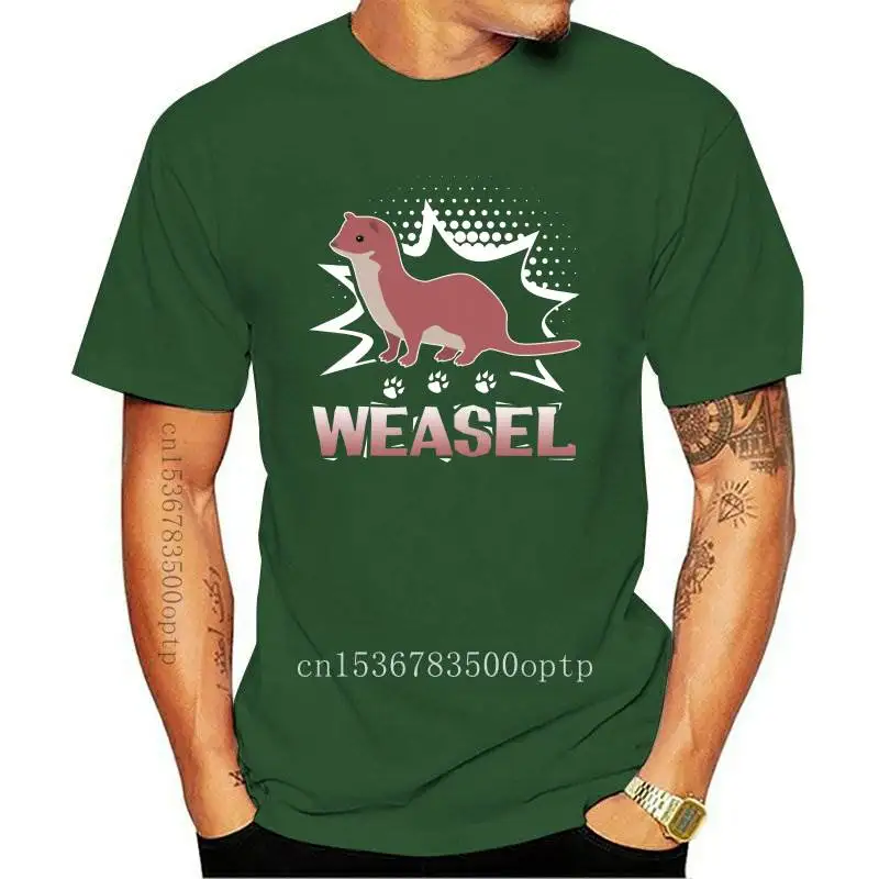 

Новинка 2021, милая летняя футболка Weasel с круглым вырезом и коротким рукавом