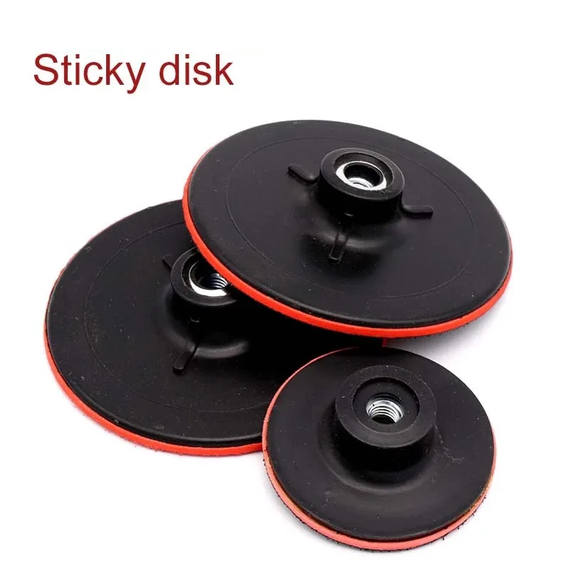 

1pcs 3/4/5 inch Sanding Polishing Disc Pad Thread M10 M14 Sticky Disc Sponge Polishing Angle Grinder Sucker Power Sander Parts