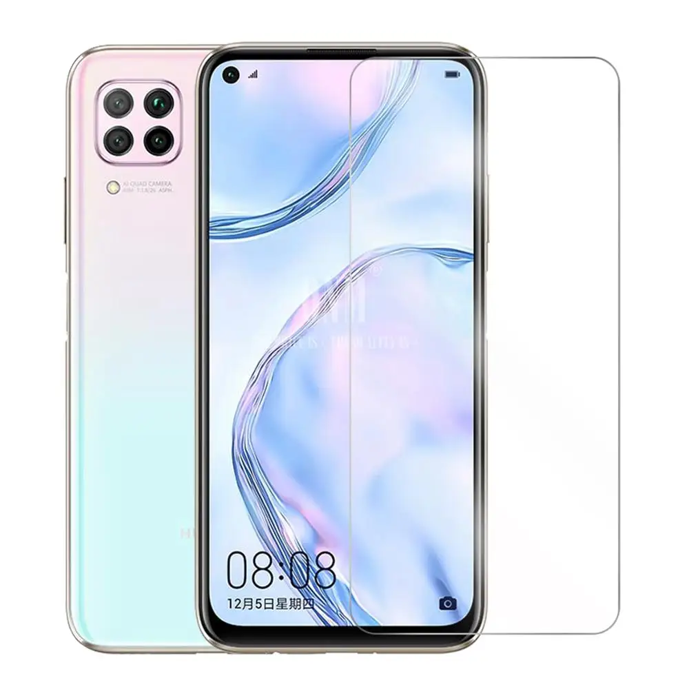 

2Pcs nova7i Tempered Glass For Huawei nova 7i Screen Protector 9H Tempered Glass For Huawei nova 7i Protective Film