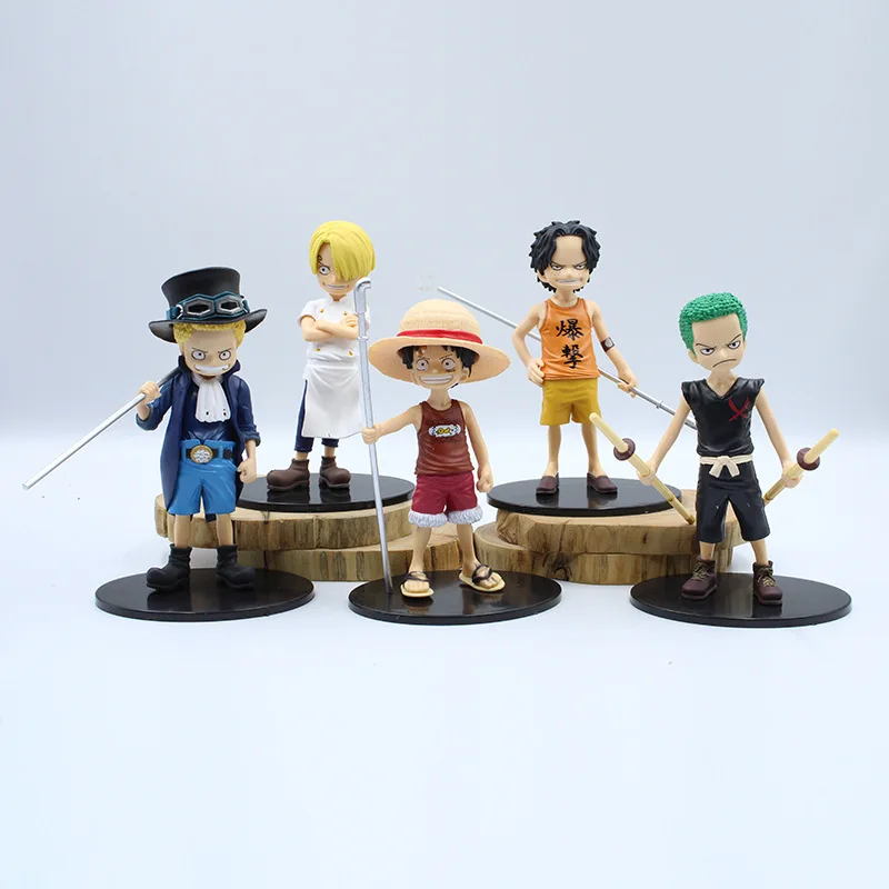 

5 шт./компл. одна детская фигурка Nojiko Luffy Roronoa Zero Zoro nico Nami Franky Sanji Usopp Brook, экшн-фигурки, подарок