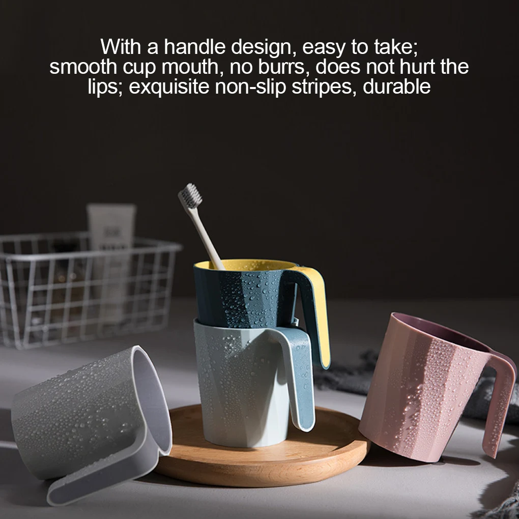 

Toothbrush Tooth Cup Plastic Bathroom Tumbler Travel Toiletries Wash Cup Anti-Slip Bathroom Accessories 301 To 400ml For Family