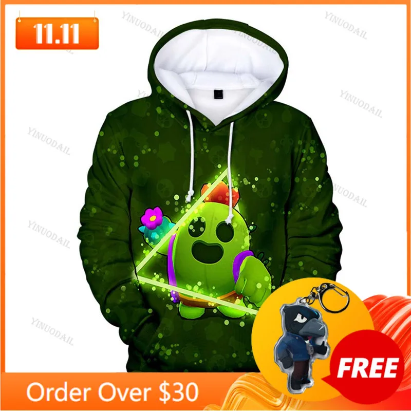 

Spike Nita Bear Children's Wear Shooting Game 3d Swearshirt Boys Girls Tops Kids Hoodie MAX Shark Star Hoodies Clothes