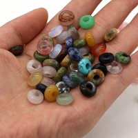 10pcs natural stone pendant abacus shape big hole loose exquisite beads for jewelry making diy necklace bracelet accessories