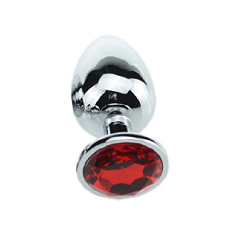 Adults Plug Anal Sex Metal Butt With Jewelry Erotic Toy Mini Vibrator Private Good for Men/Women | Красота и здоровье