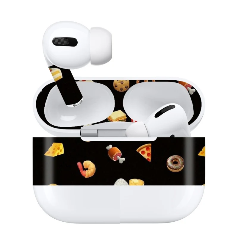 Наушники-накладки для наушников Apple Airpods Pro - декоративный защитный чехол-намотка из пленки.