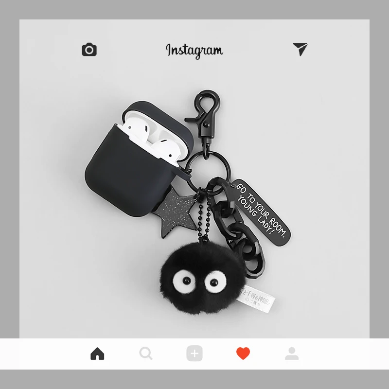 Силиконовый чехол для Apple Airpods 3 милый мультяшный с пятиконечными шариками