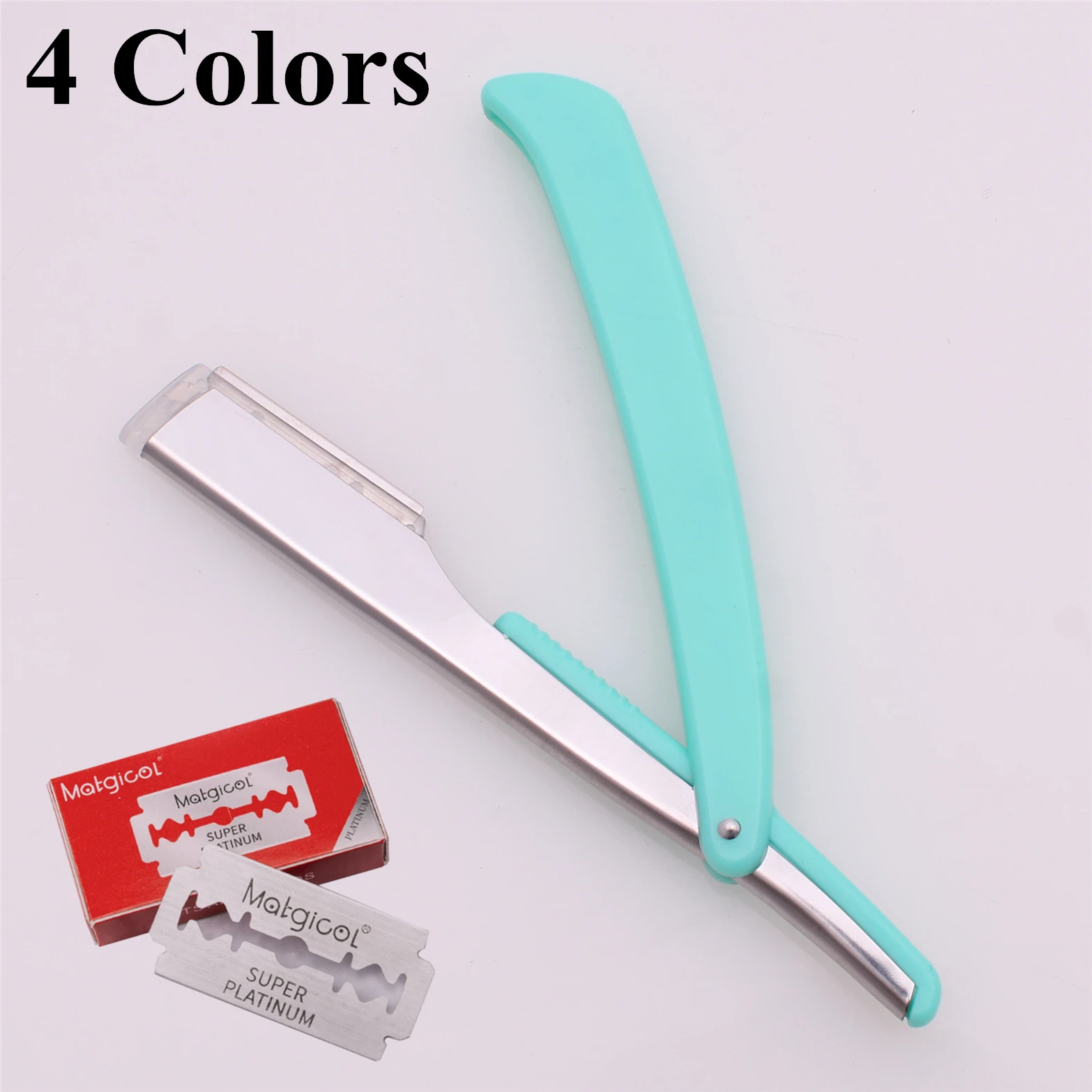 Бритвенные лезвия для парикмахера складной нож бритья ABS прямой крой держатель