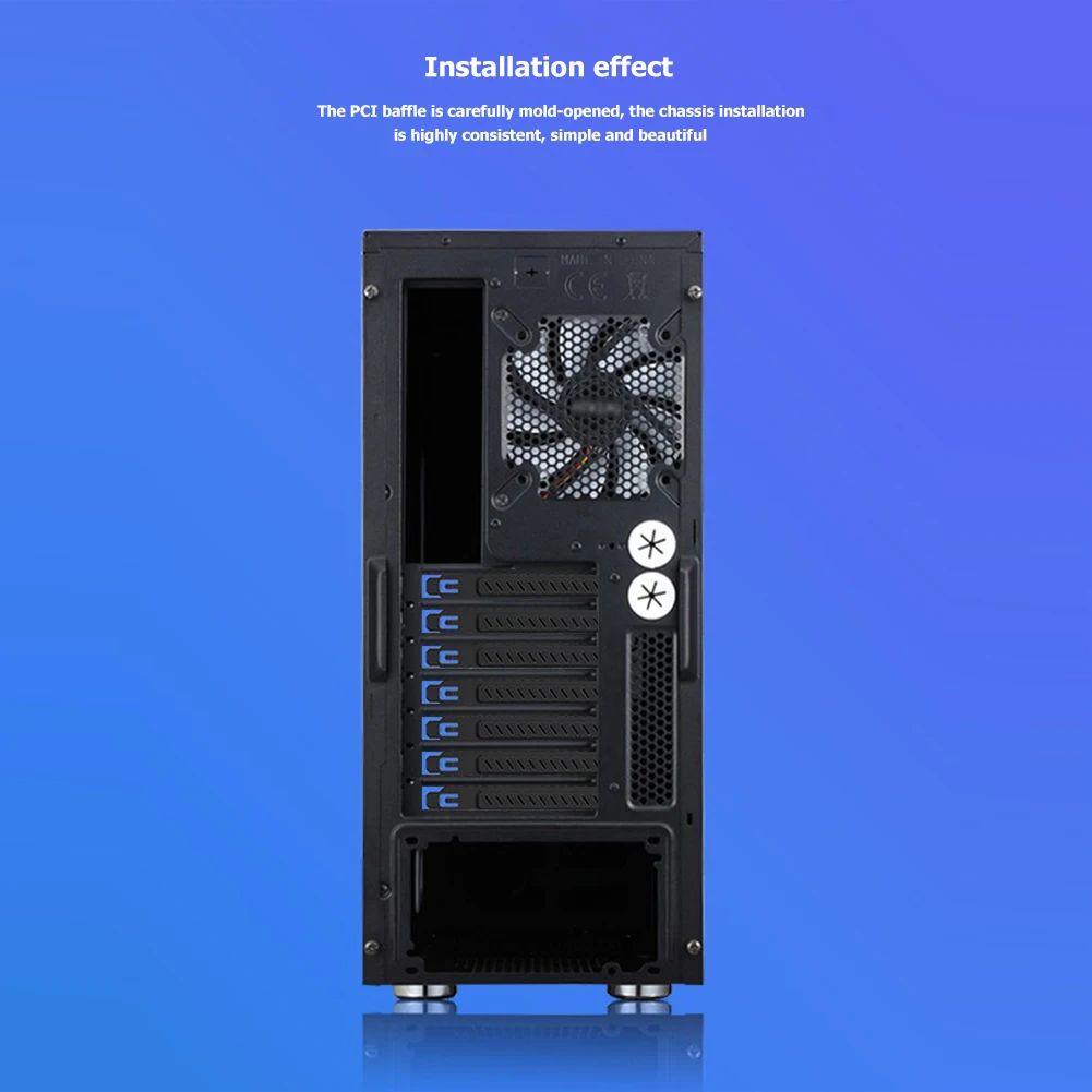 5 шт. Прочный чехол для компьютера PC теплоотвод PCI дефлектор расширительный слот