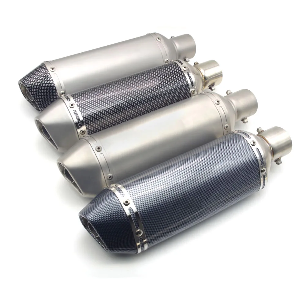 Универсальный глушитель для выхлопной трубы мотоцикла yamaha xt 660 honda cb600f dio af18 mt09 bmw