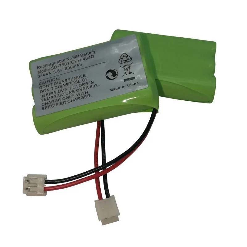 3,6 В 800 мАч NiMH аккумуляторная батарея для Motorola SD-7501 V-Tech 89-1323-00-00 AT& T Lucent 27910 CPH-464D беспроводной домашний телефон