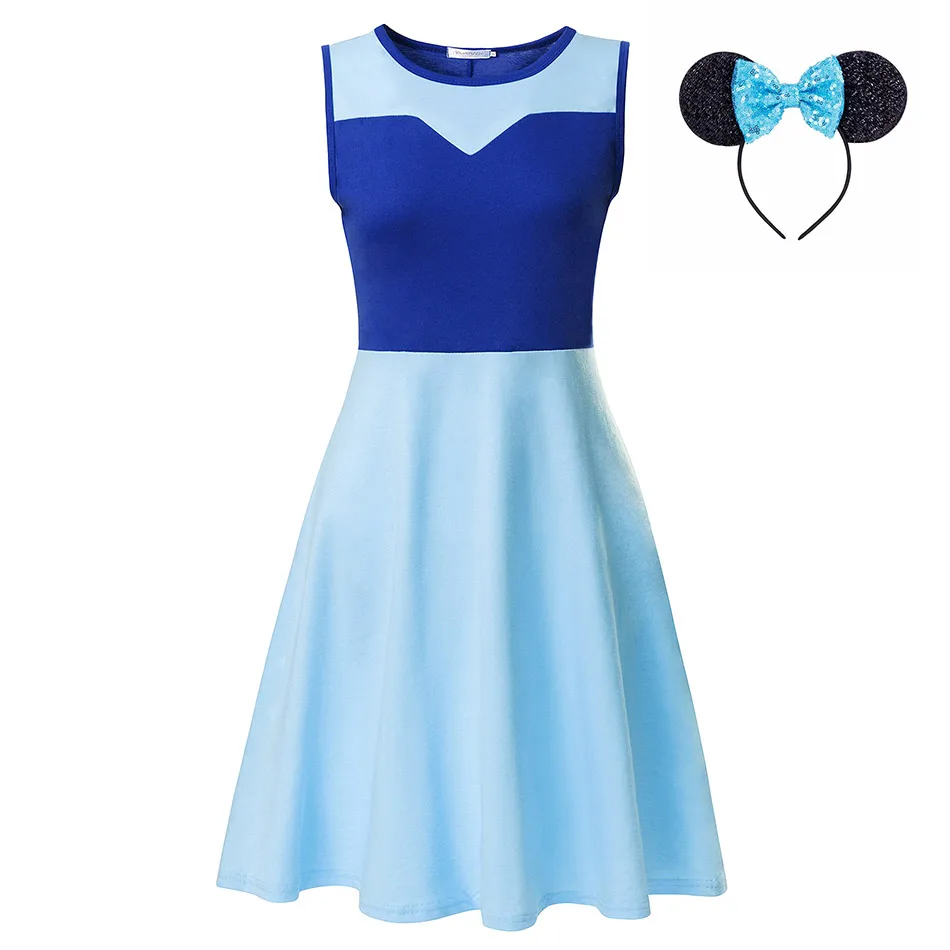 Princess Belle S-M-L-XL-XXL платье принцессы взрослая Эльза Анна Белль мама Ариэль Рапунцель платья Минни Бо Peep Maleficent ролевые игры одежда для вечеринок - Цвет: Princess Belle