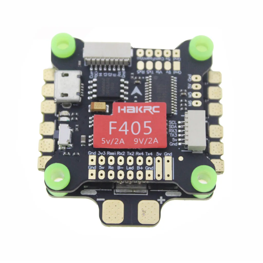 Контроллер полета HAKRC Flytower F405 BEC OSD 3 9S & 50A 6S ESC для радиоуправляемого